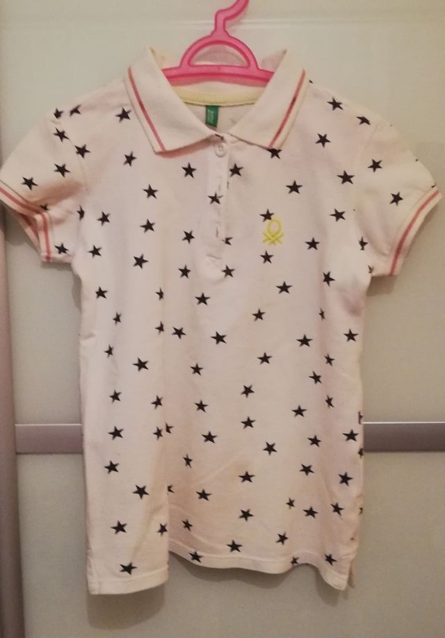 polo niña benethon