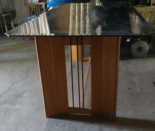 mesa de cristal de comedor