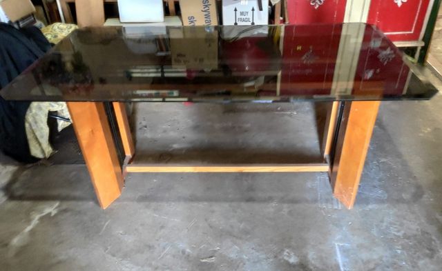 mesa de cristal de comedor