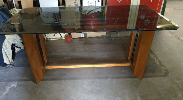 mesa de cristal de comedor