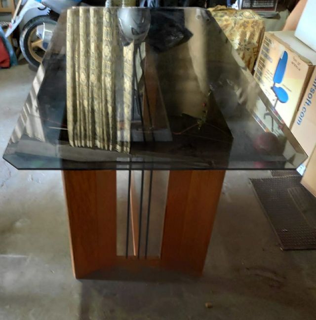 mesa de cristal de comedor