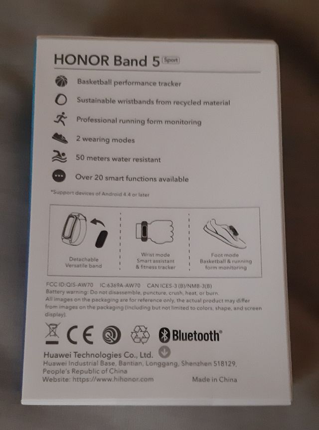 Honor BAND 5 SPORT-NUEVO- GRIS