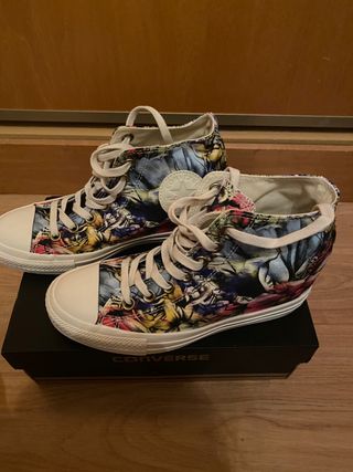 converse plataforma multicolor