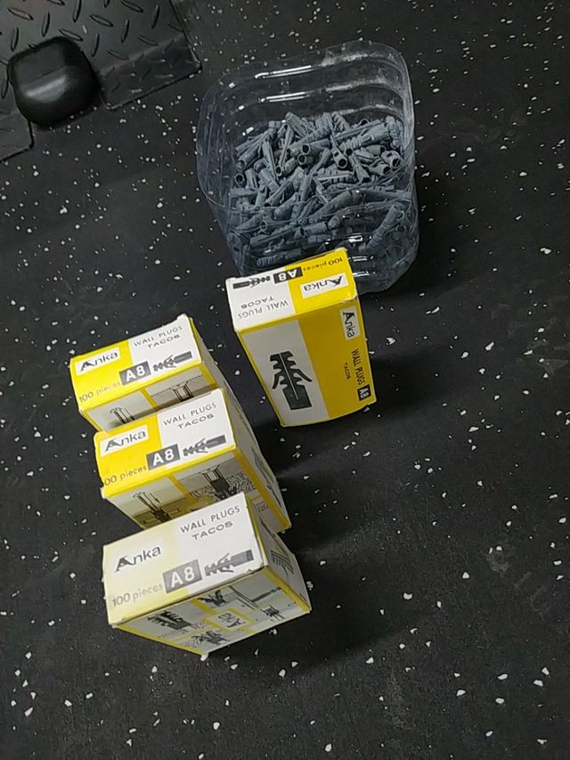 más de 600 tacos de pared del 8