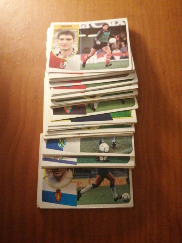 cromos de liga este 91/92.