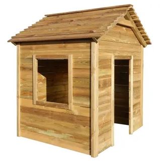 Casa de juegos de jardín de madera 23x120x146cm de segunda mano por 200