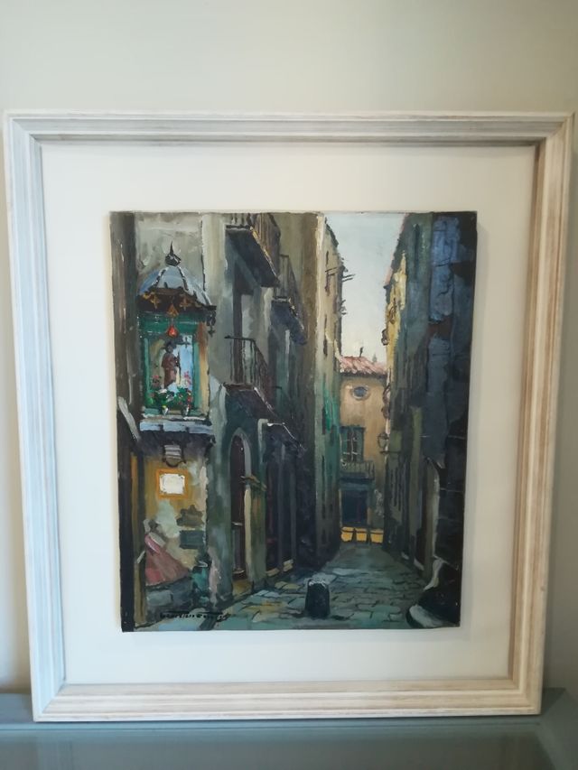 ÓLEO DEL BORN DE BARCELONA