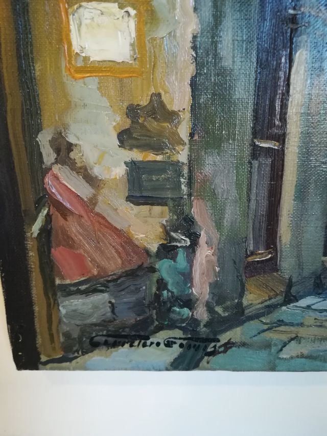 ÓLEO DEL BORN DE BARCELONA