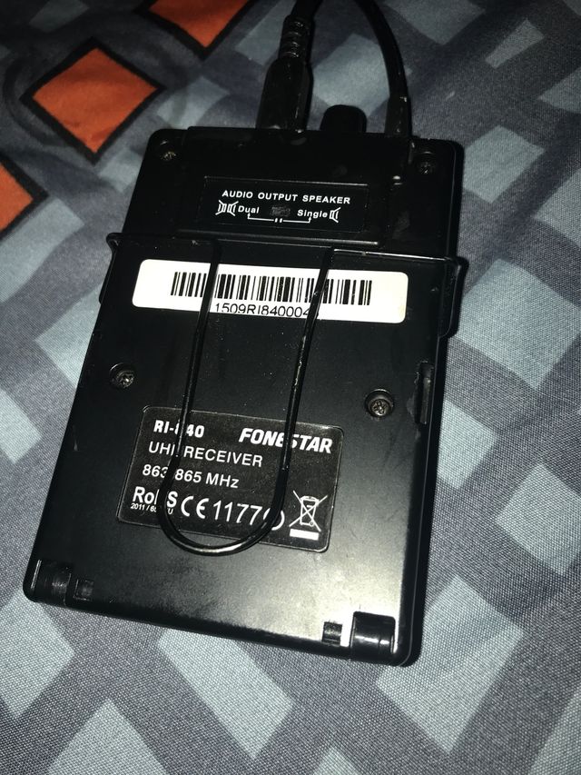 MICROFONO con receptor RI 840