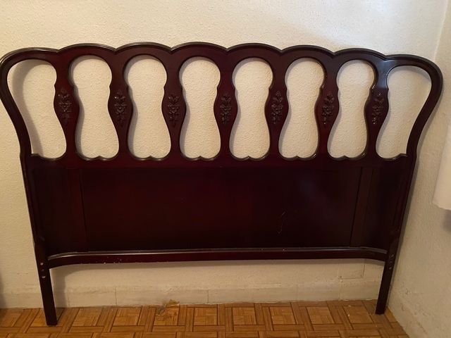 Cabecero y piecero cama 1.35 cm estilo inglés