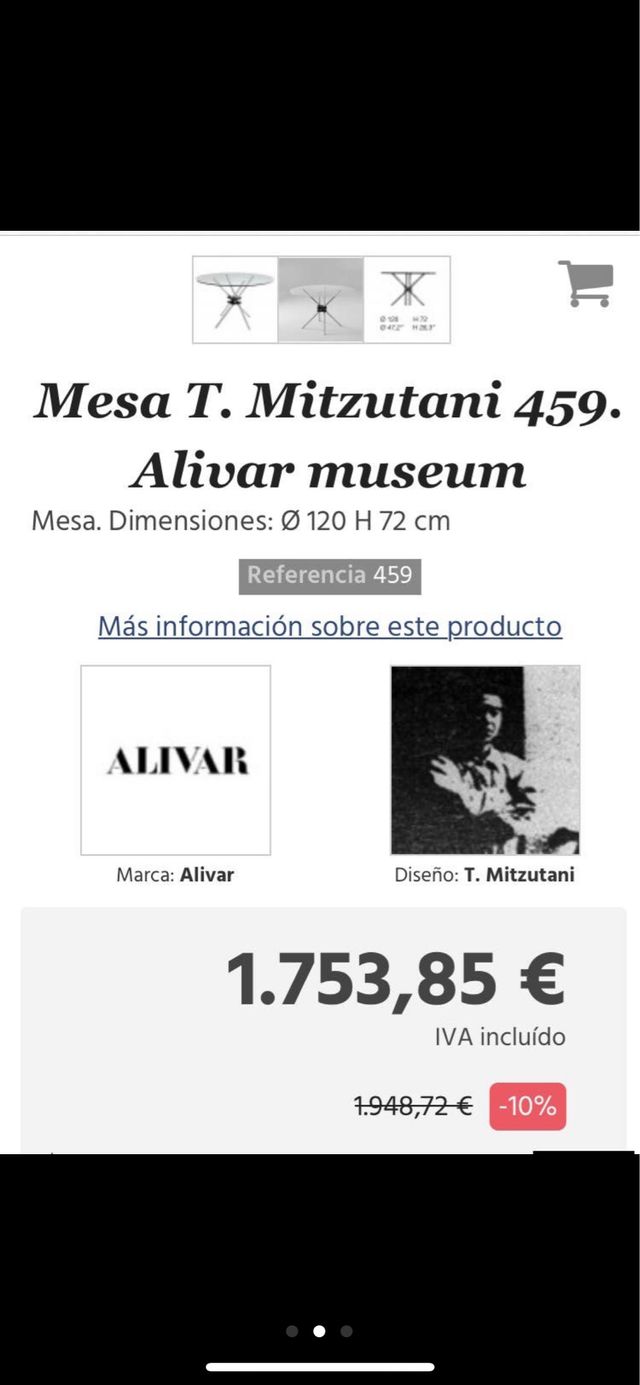 Mesa redonda de diseño alivar