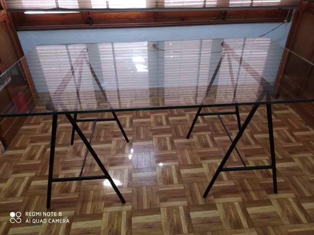 mesa de cristal para sala de juntas o comedor