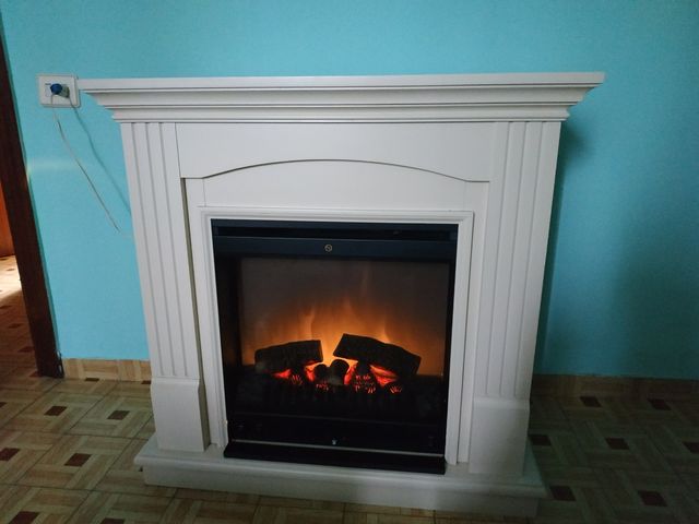 Chimenea eléctrica de segunda mano por 100 € en Alsasua en WALLAPOP
