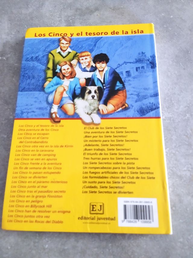 LOS CINCO Y EL TESORO DE LA ISLA.