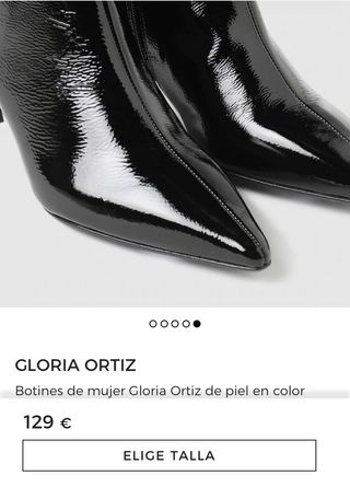 Botines de charol de Gloria Ortiz de segunda mano por 75 EUR en Zamora en  WALLAPOP