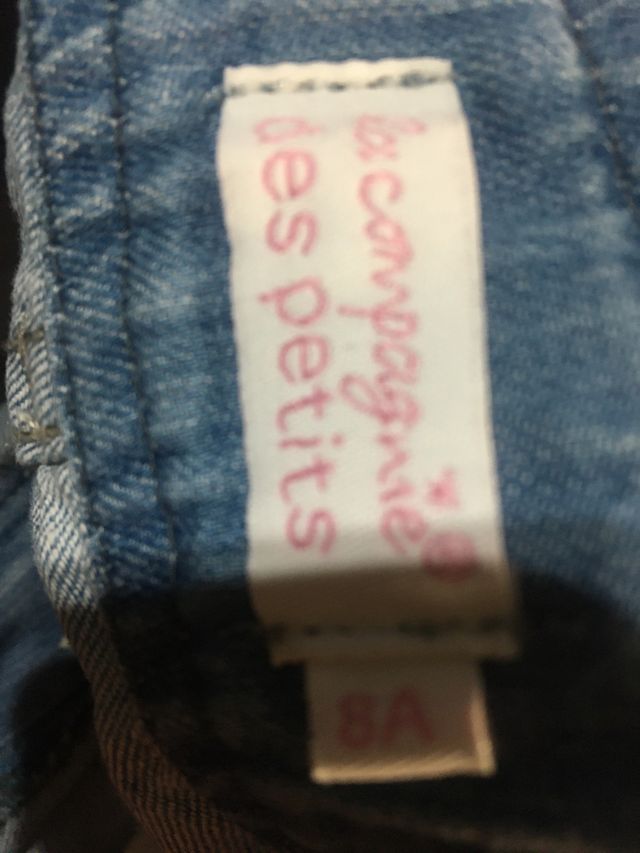 Pantalón tejano largo talla 8