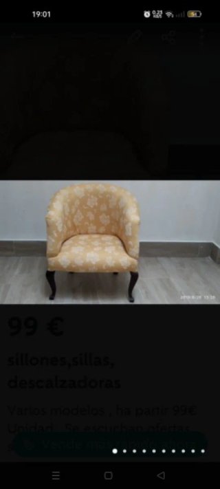 Sillas Vintages y MAS
