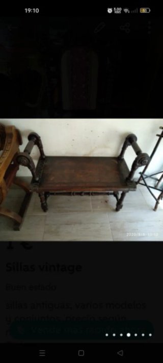 Sillas Vintages y MAS