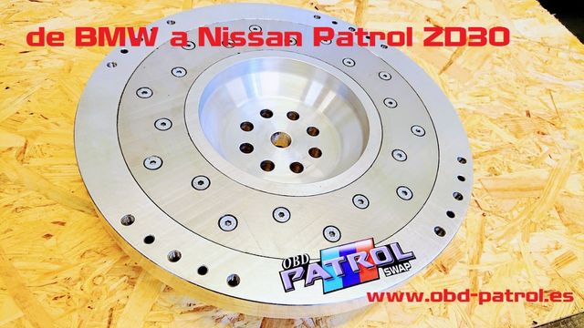 Patrol swap BMW, placa brida acople