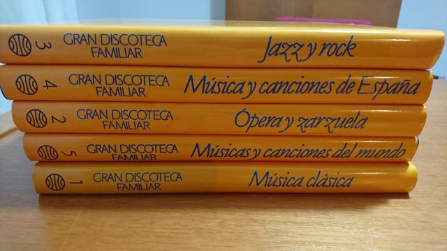 GRANDE DISCOTECA PER FAMIGLIE, 5 VOLUMI. MODIFICARE. PIANETA.