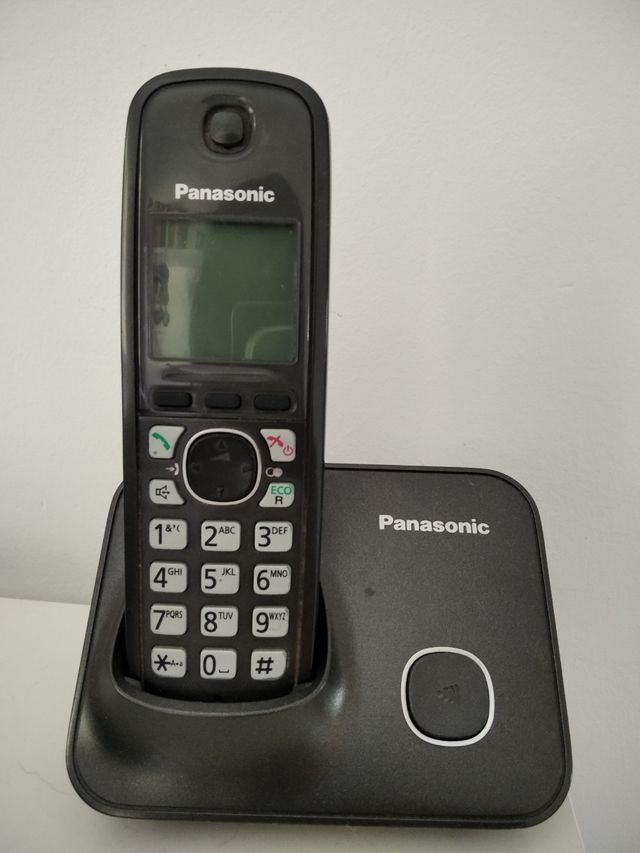 telefono fijo Panasonic con pilas recargables