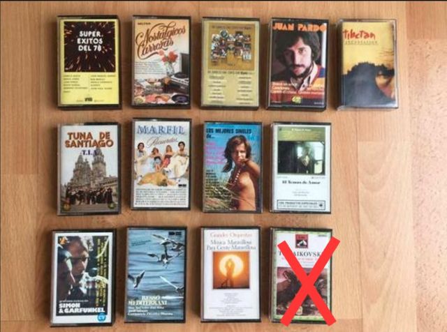 Cassetes Originales a 5€ cada uno