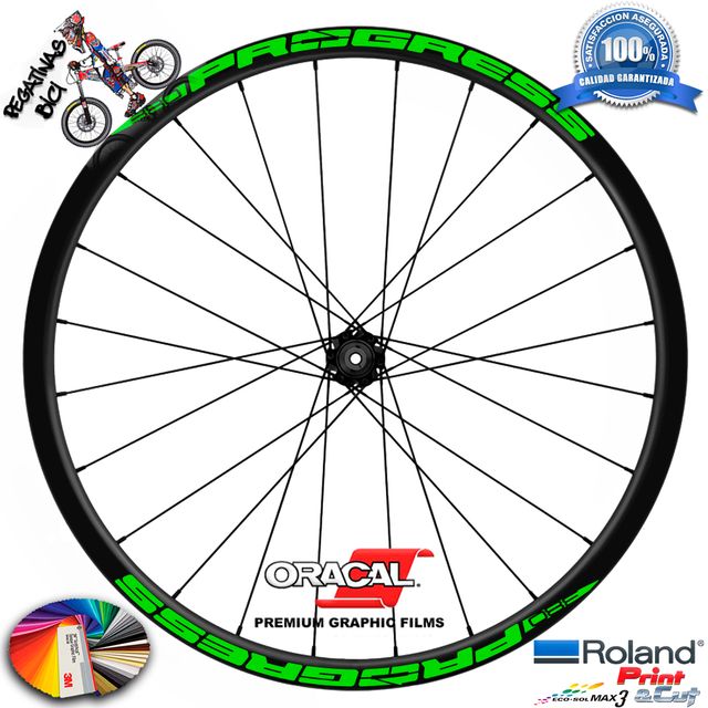 Pegatinas llantas bici progress 380 wh82