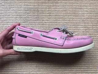 Náuticas Nautimoc pielsa piel rosa talla 38 de segunda mano por 39 EUR en  Madrid en WALLAPOP