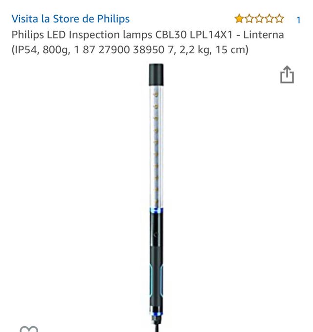 Lampara de mano LED PHILIPS