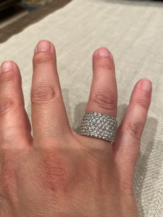 Anillo plata circonitas marca agatha