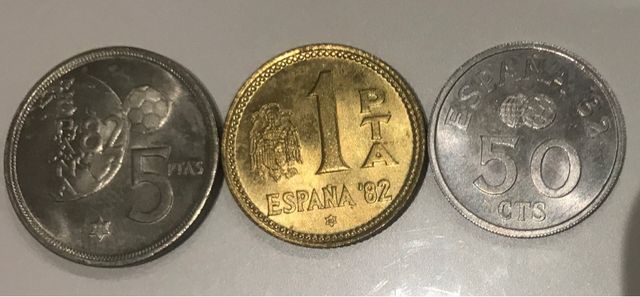 Monedas mundial 82