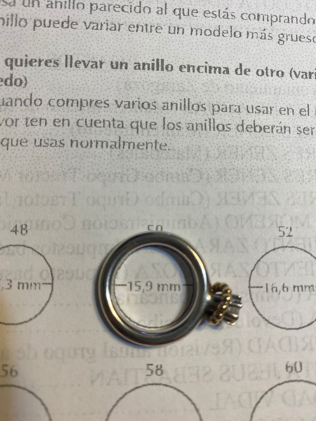 Anillo Pandora plata plata, circonitas y aro oro