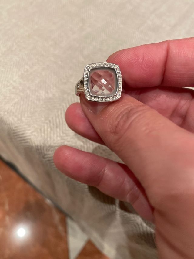 Anillo acero morellato