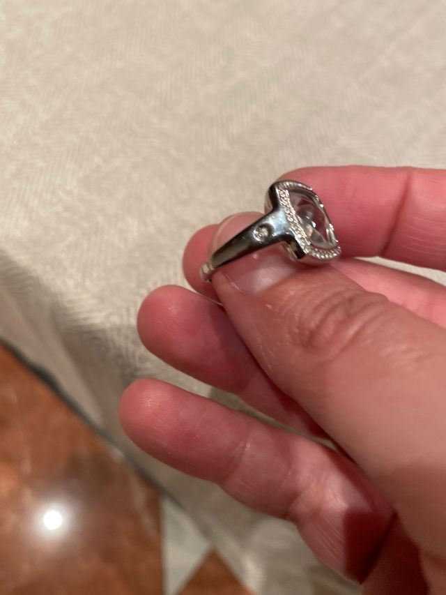 Anillo acero morellato