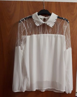 Blusa para mujer de segunda mano en Gavà en WALLAPOP Blusa cachemir blonda mujer curvy Blusas, Camisas