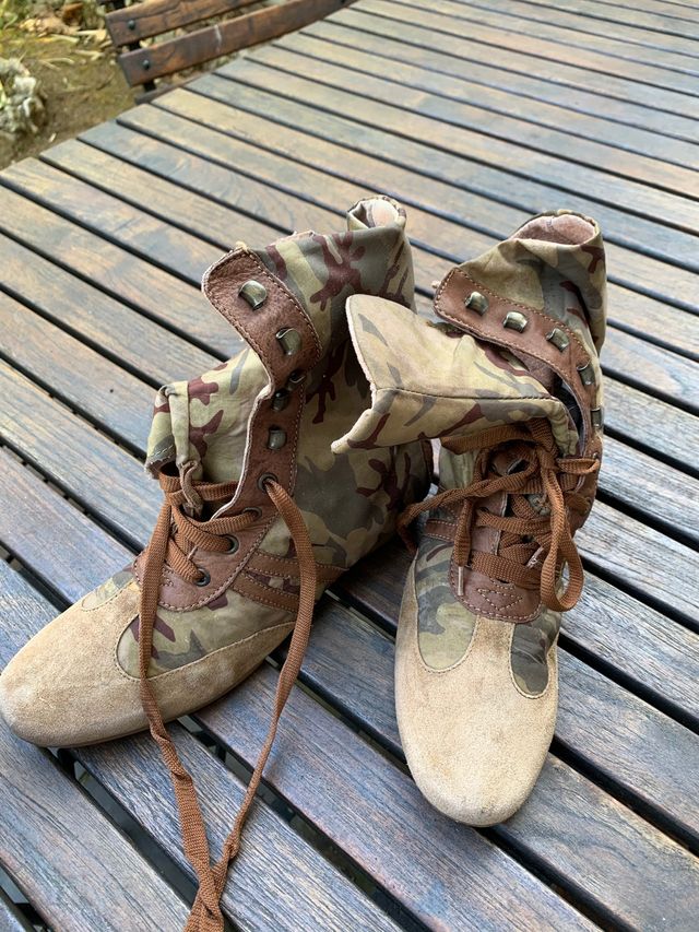 Botas de camuflage