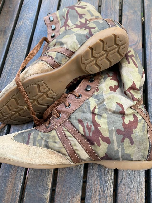 Botas de camuflage