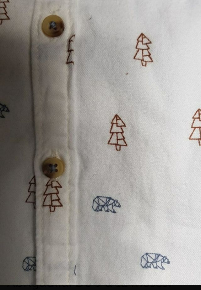 Camisita de franela 9 meses