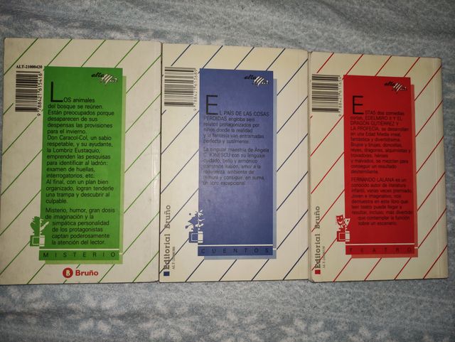 3 Libros infantiles-juveniles.