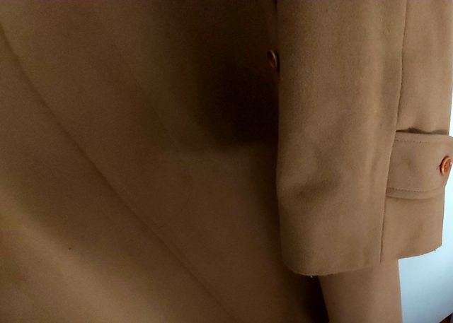 Abrigo Buberry hombre talla 54 camel