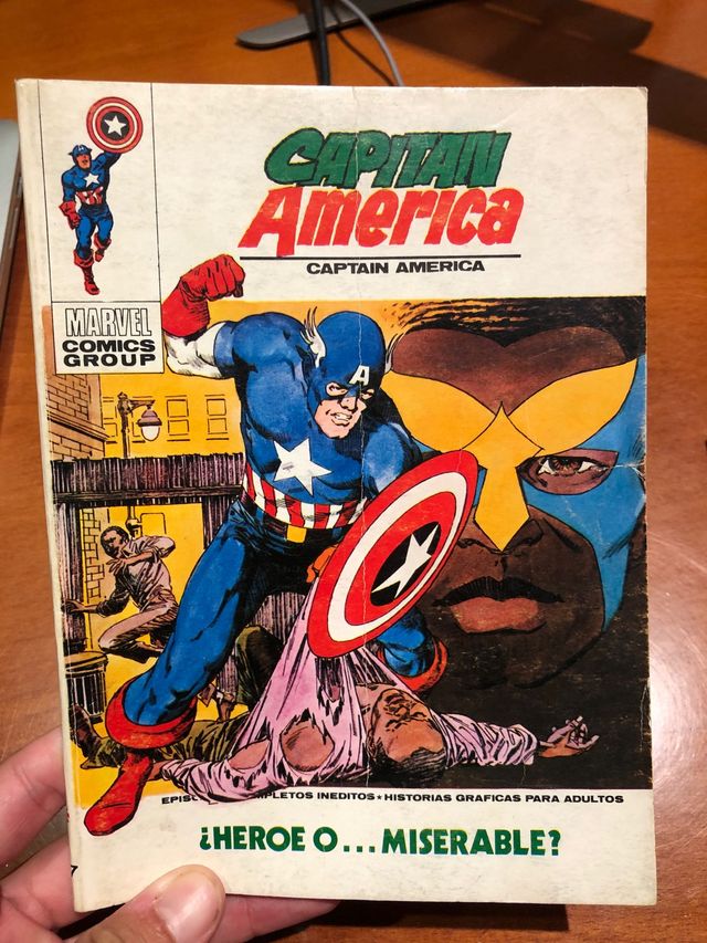 Cómic antiguo Capitán América