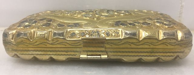ANTIGUO CARNET BAILE FRANCÉS PLATA SIGLO XIX