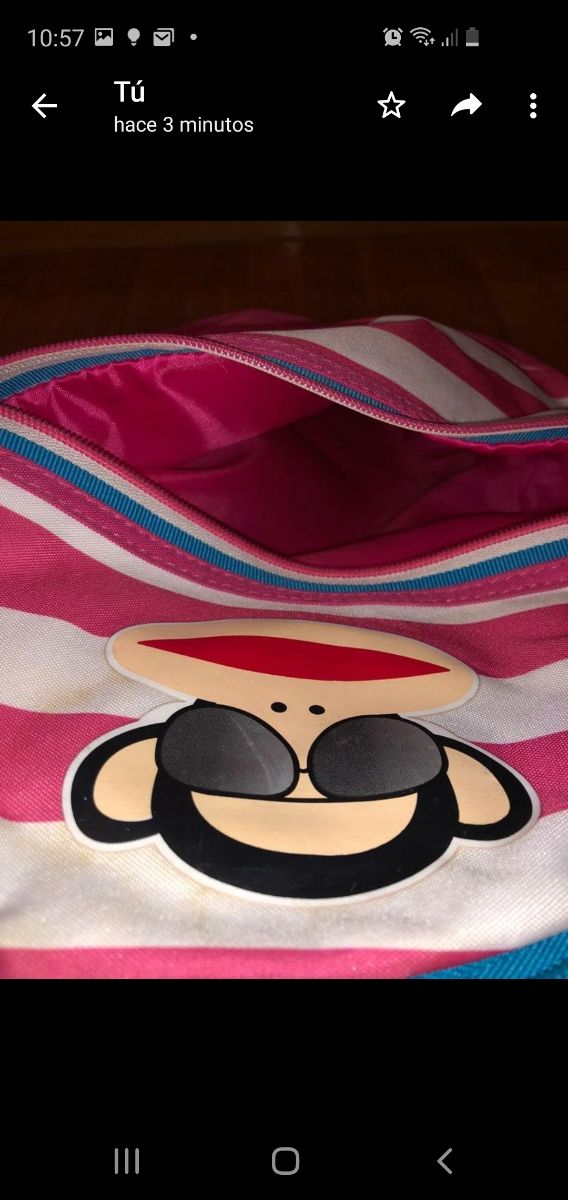 Mochila escolar grande Paul Frank