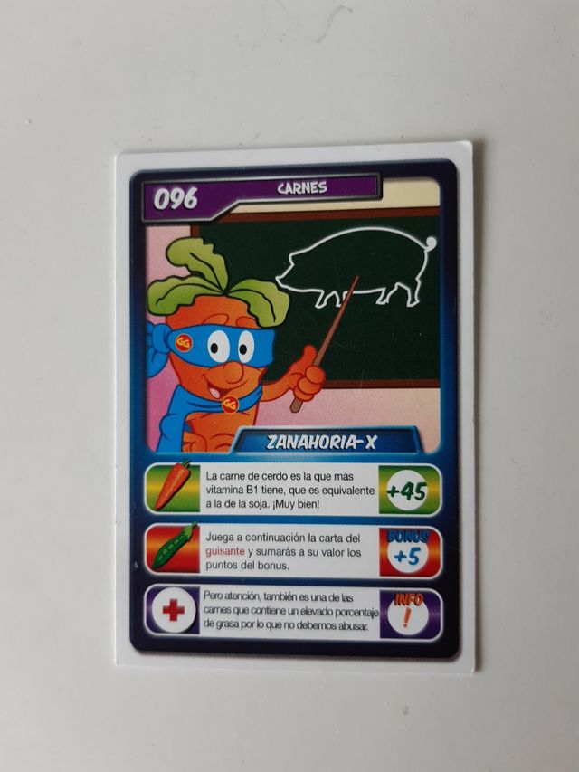 195 cromos de alimentos y 24 de pegatinas