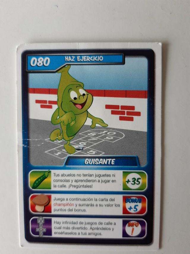 195 cromos de alimentos y 24 de pegatinas