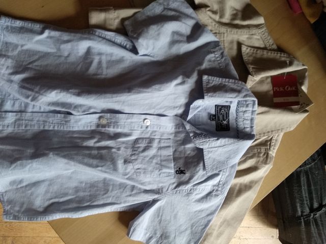 cazadora +camisa niño .