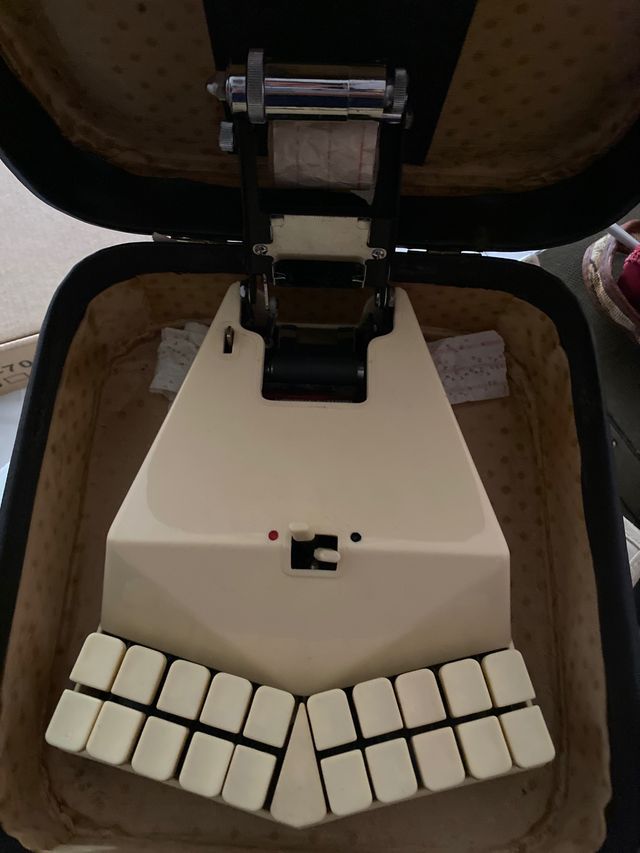 Máquina estenotipia.