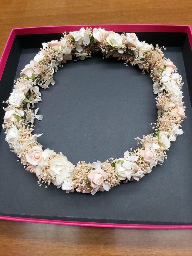 Diadema flor seca