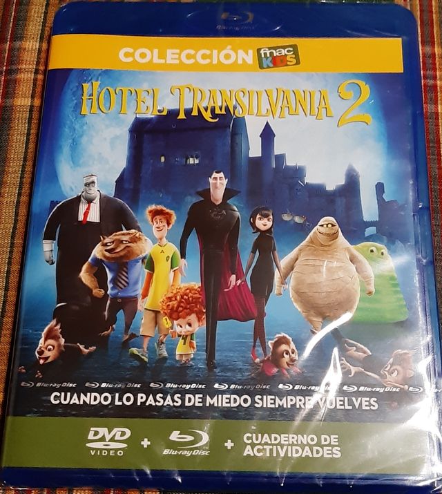 HOTEL TRANSILVANIA 2-NUEVO- DVD + BLU-RAY+CUADERNO