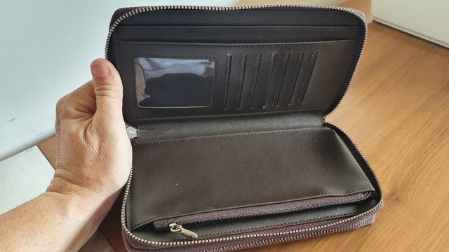 Billetera monedero cartera marron